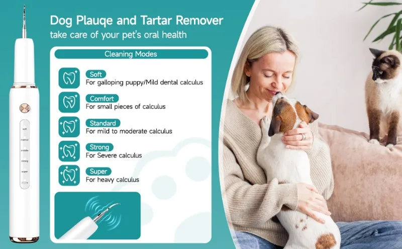 Electric Pet Ultrasonic Dental Cleaner