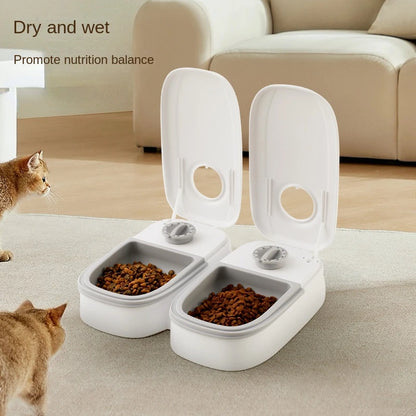 Single Automatic Pet Food Dispenser Bowl