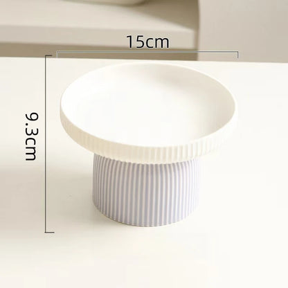 Elevated Ceramic Cat Bowl