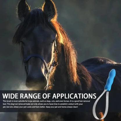 Variable Pet Horse Metal Sweat Scraper