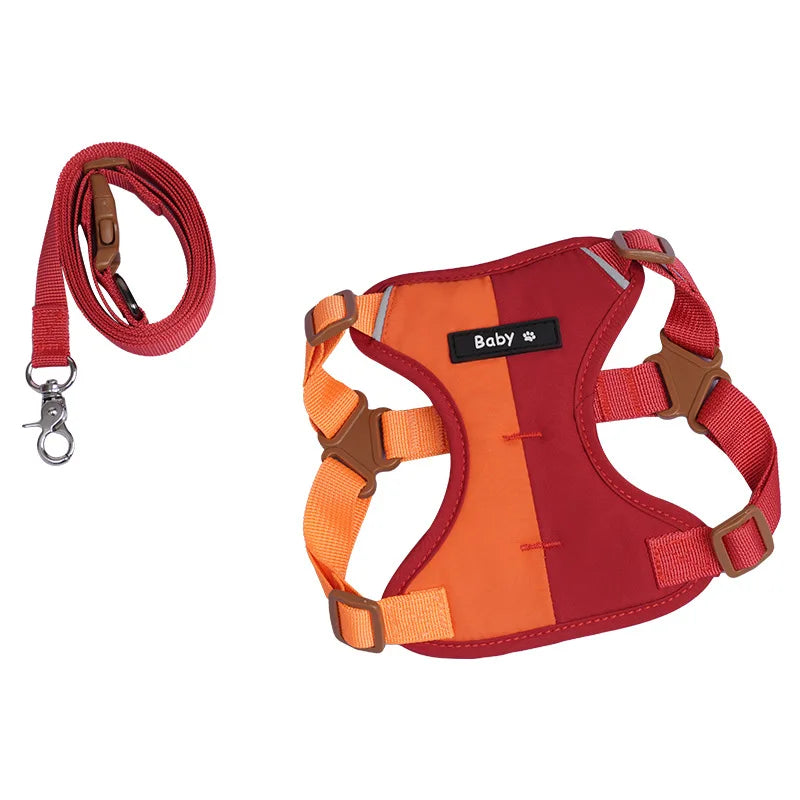Reflective Dog Harness & Leash Set