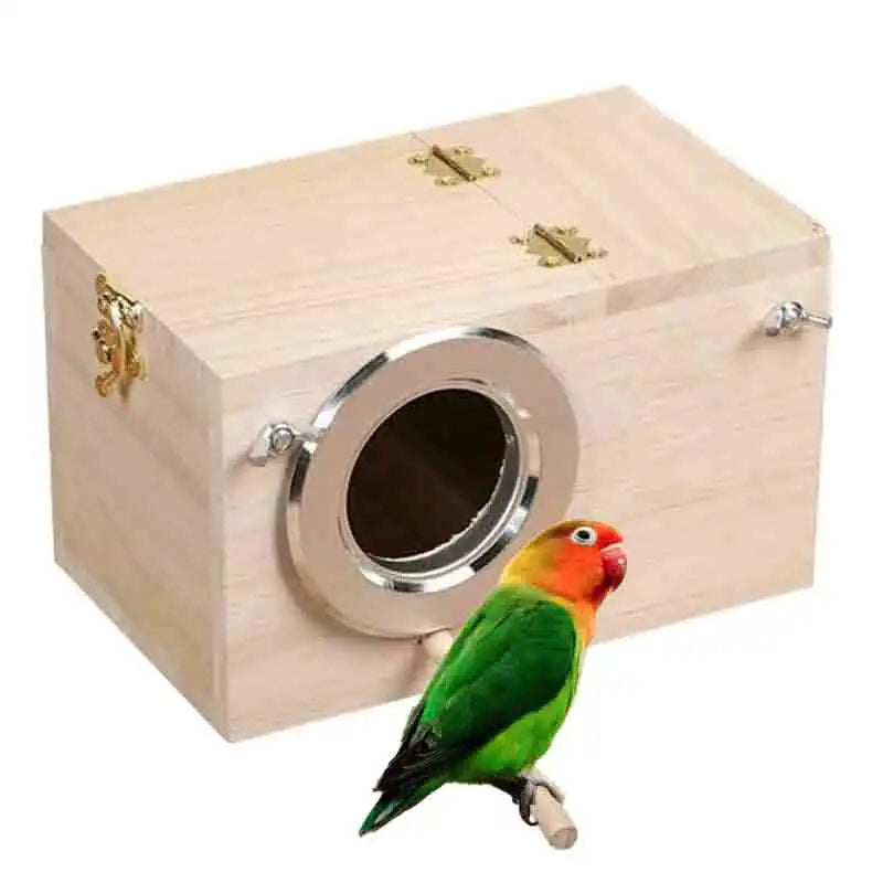 Wooden Bird Cage Nesting Box
