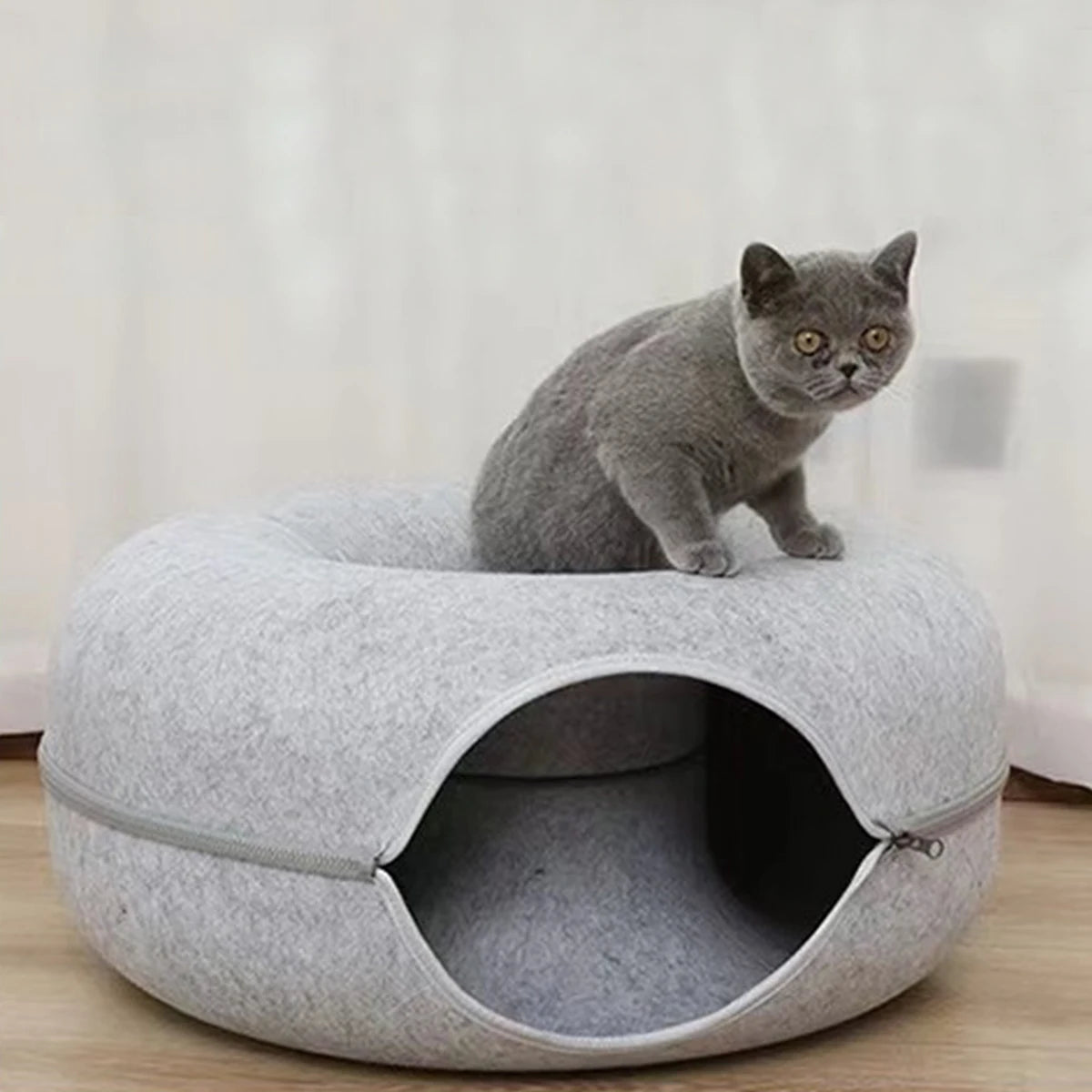 Felt Donut Bed for Pets House With Breather