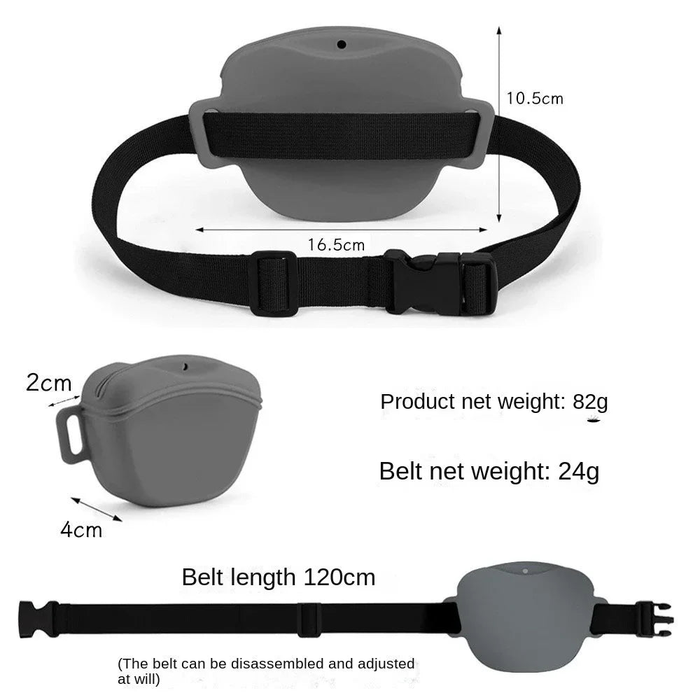 Silicone Treat Bag Outdoor Feeder