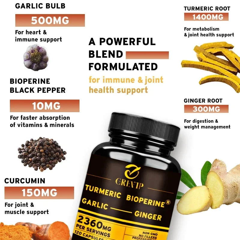4-in-1 Turmeric Ginger Supplement