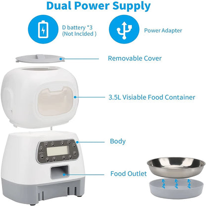 3.5L Smart Automatic Pet Feeder