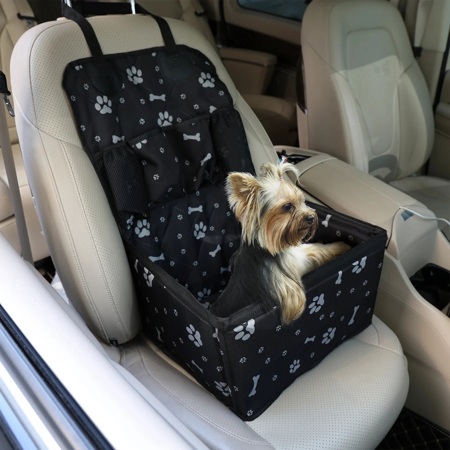 2025 New Dog Car Seat with Storage