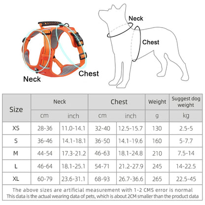 Breathable Reflective Pet Chest Strap