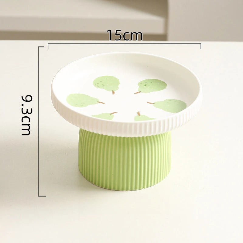 Elevated Ceramic Cat Bowl
