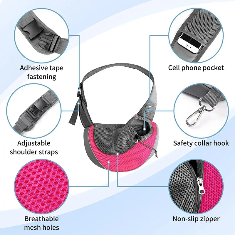 Pet Dog Portable Carrier Breathable Mesh