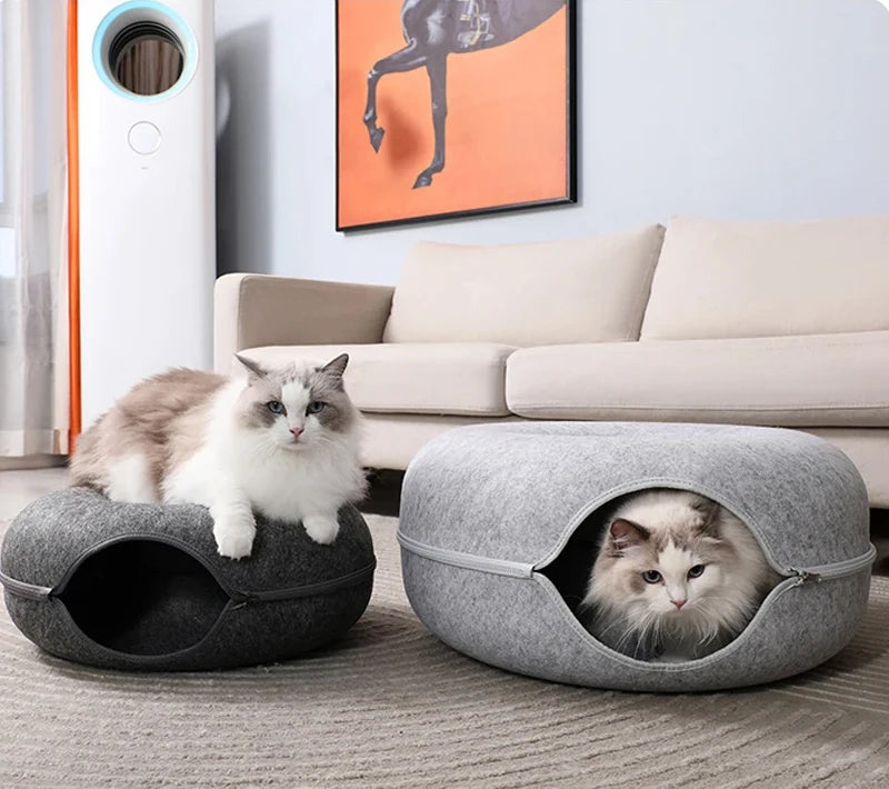 2-in-1 Interactive Felt pet House