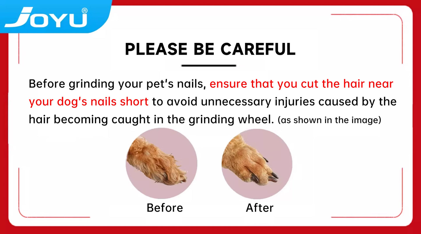 6-Speed Rechargeable Pet Nail Grinder