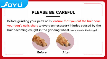 6-Speed Rechargeable Pet Nail Grinder