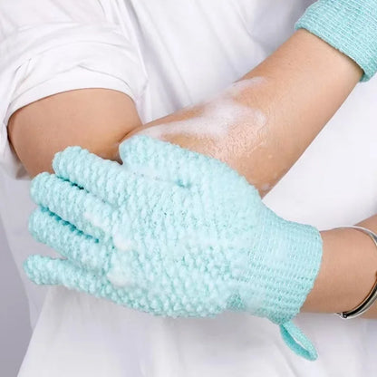 2PCS Exfoliating Bath Gloves