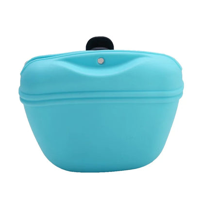 Silicone Dog Treat Bag Outdoor Feeder