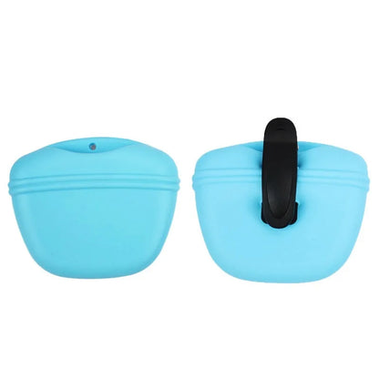 Silicone Dog Treat Bag Outdoor Feeder