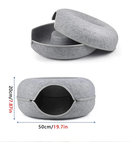 2-in-1 Interactive Felt pet House