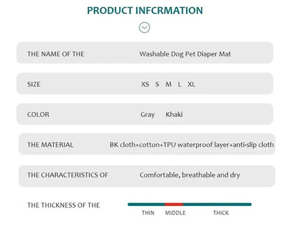 Dog Pee Pad Blanket Reusable