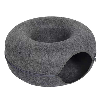 Felt Donut Bed for Pets House With Breather