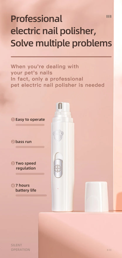 500 MAh 2-Speed Pet Nail Trimmers