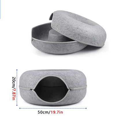 2-in-1 Interactive Felt pet House