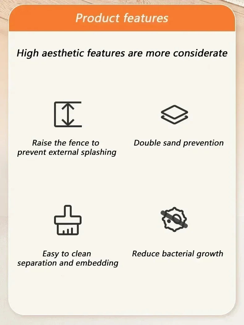 Semi Enclosed Splashproof with Removable