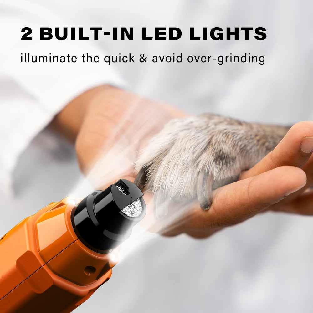 6-Speed Rechargeable Pet Nail Grinder