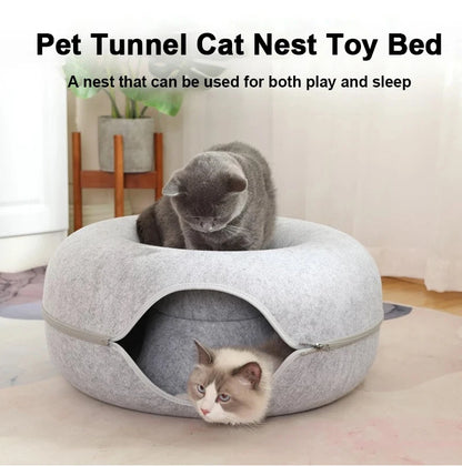 2-in-1 Interactive Felt pet House