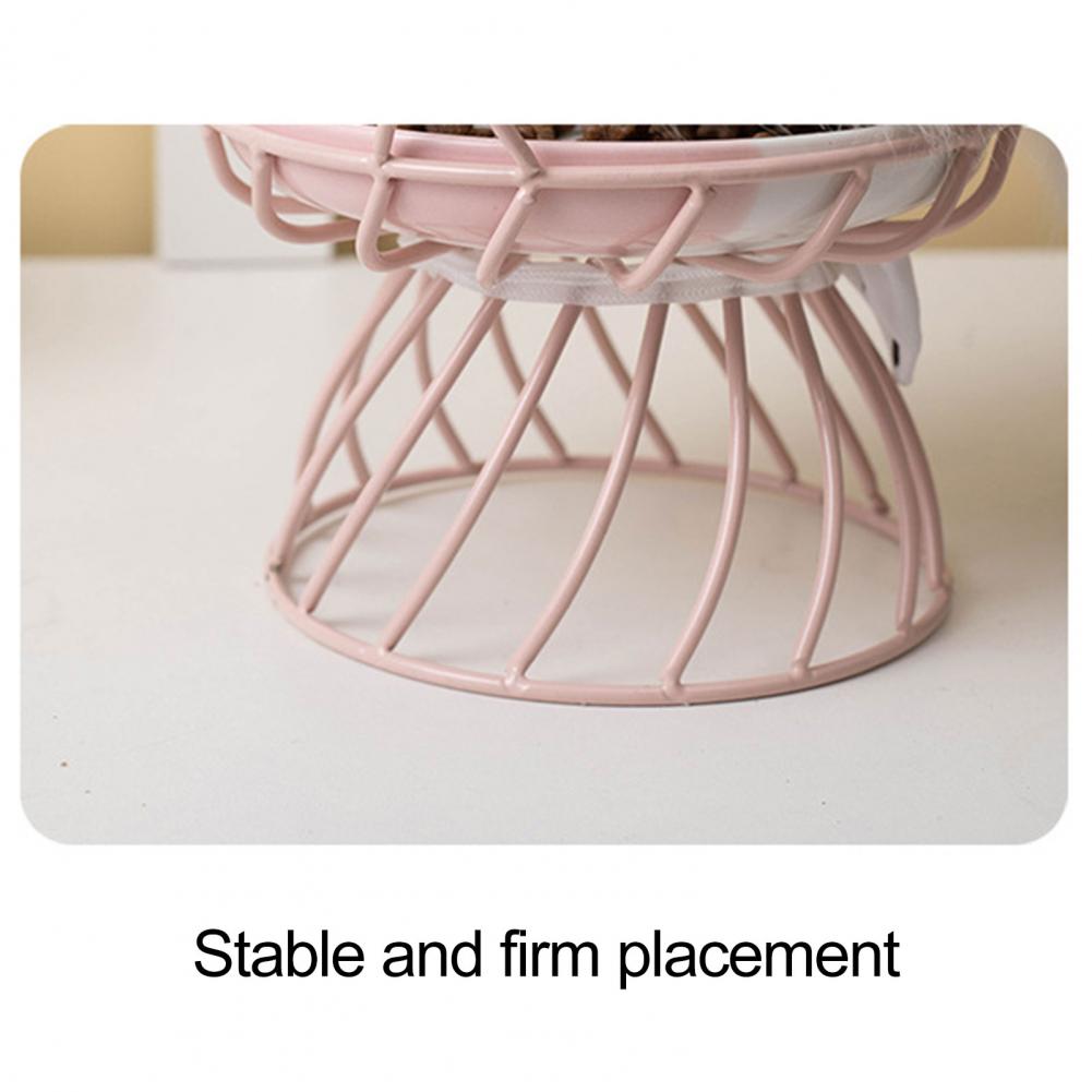 Elevated Cat Food Bowl Large Capacity