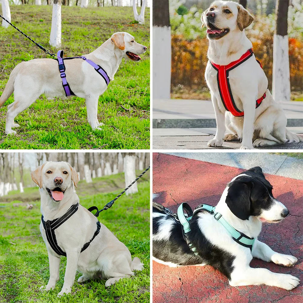 New Pet Dog Harness Reflective With Handle