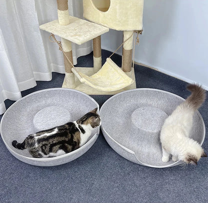 2-in-1 Interactive Felt pet House