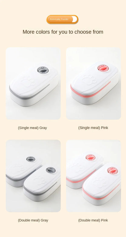 Single Automatic Pet Food Dispenser Bowl