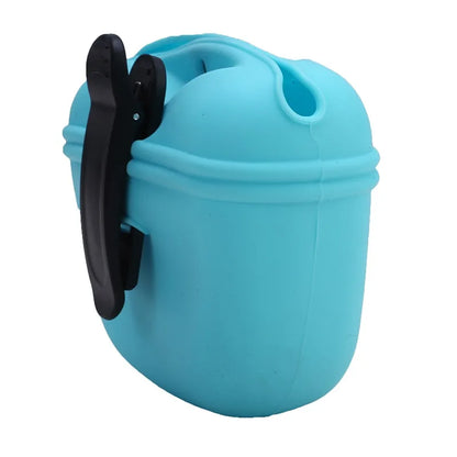Silicone Dog Treat Bag Outdoor Feeder