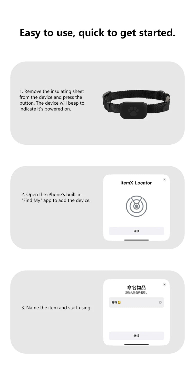 New Pet GPS Tracker Collar for pet