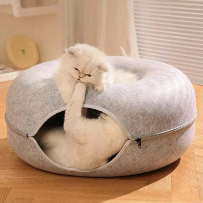2-in-1 Interactive Felt pet House
