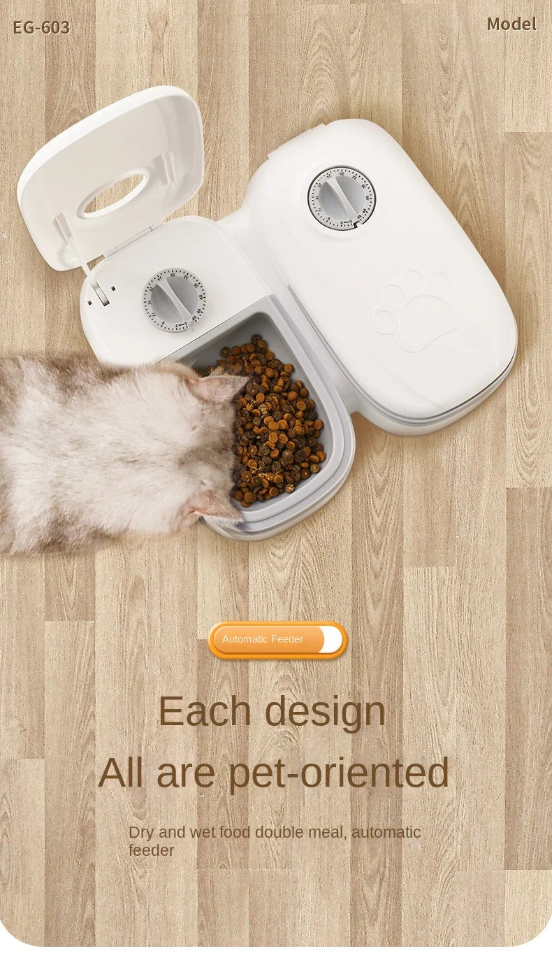 Single Automatic Pet Food Dispenser Bowl