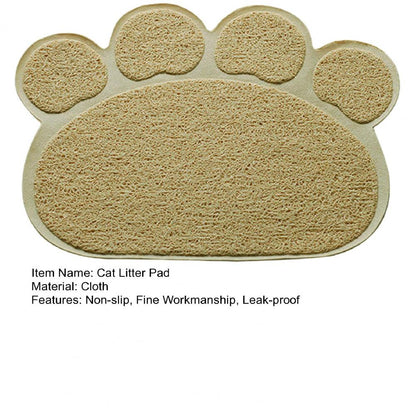 Cloth Claw Shape Cat Litter Pad