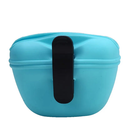 Silicone Dog Treat Bag Outdoor Feeder