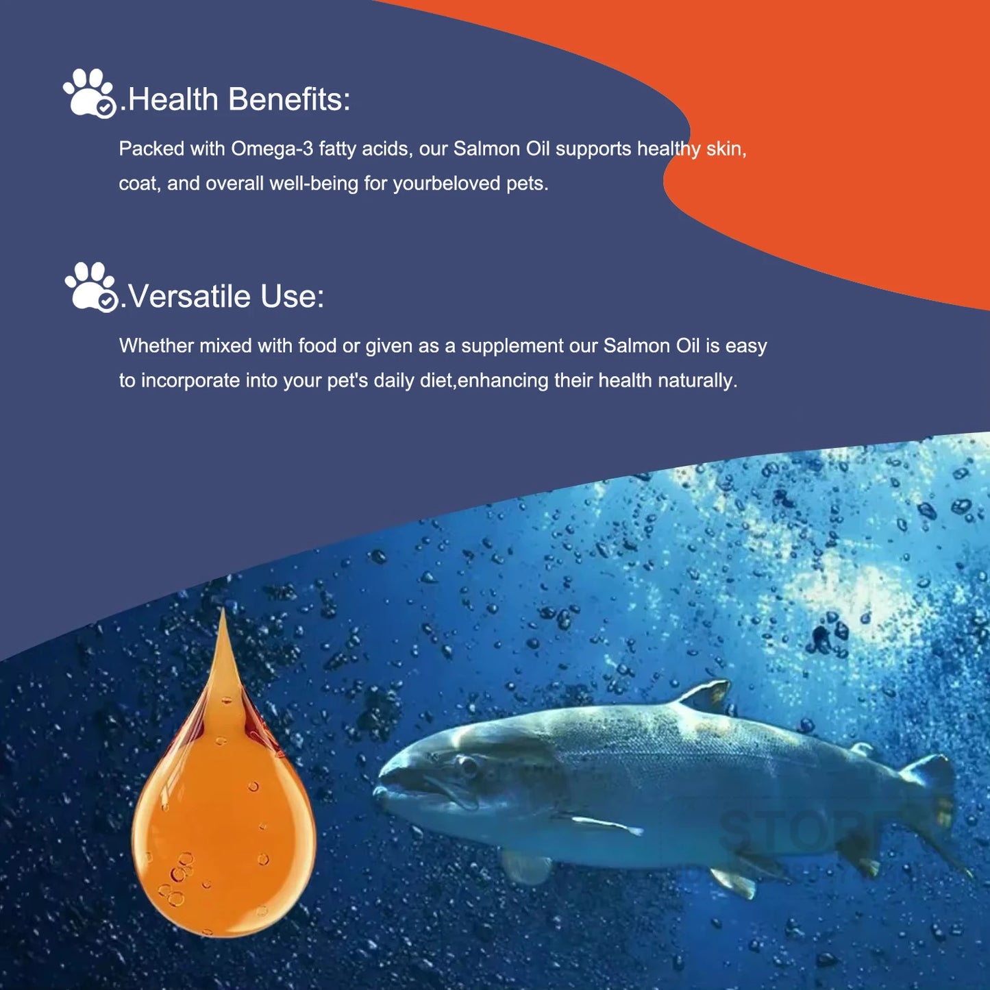 8 fl oz 200ML PET SALMON OIL