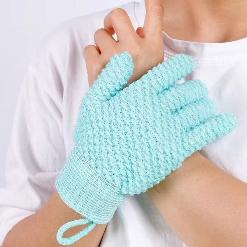 2PCS Exfoliating Bath Gloves