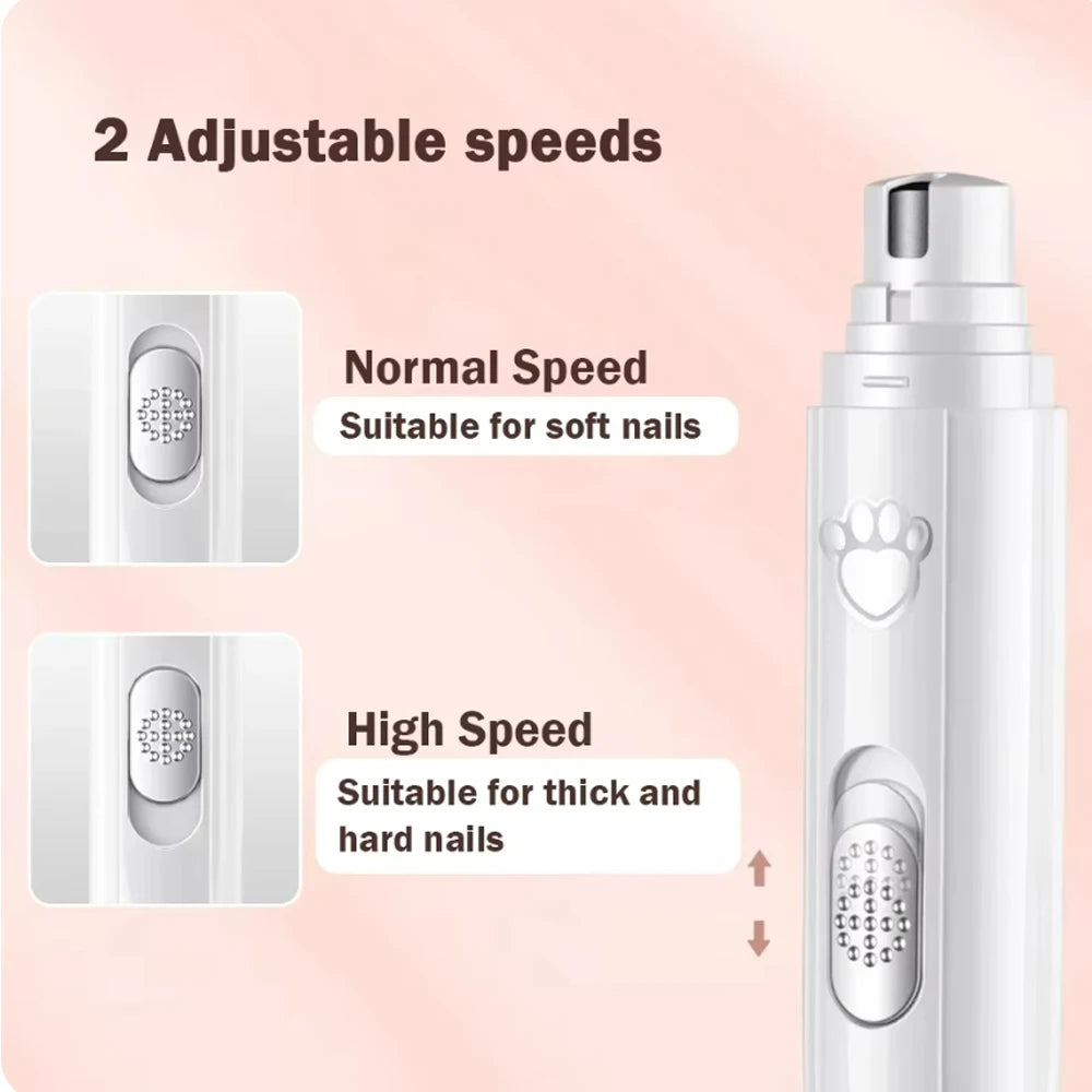 500 MAh 2-Speed Pet Nail Trimmers