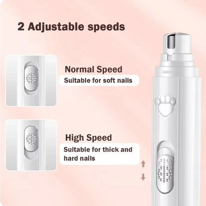 500 MAh 2-Speed Pet Nail Trimmers