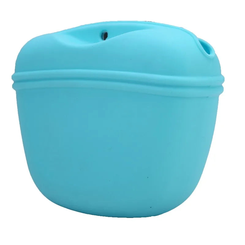 Silicone Dog Treat Bag Outdoor Feeder