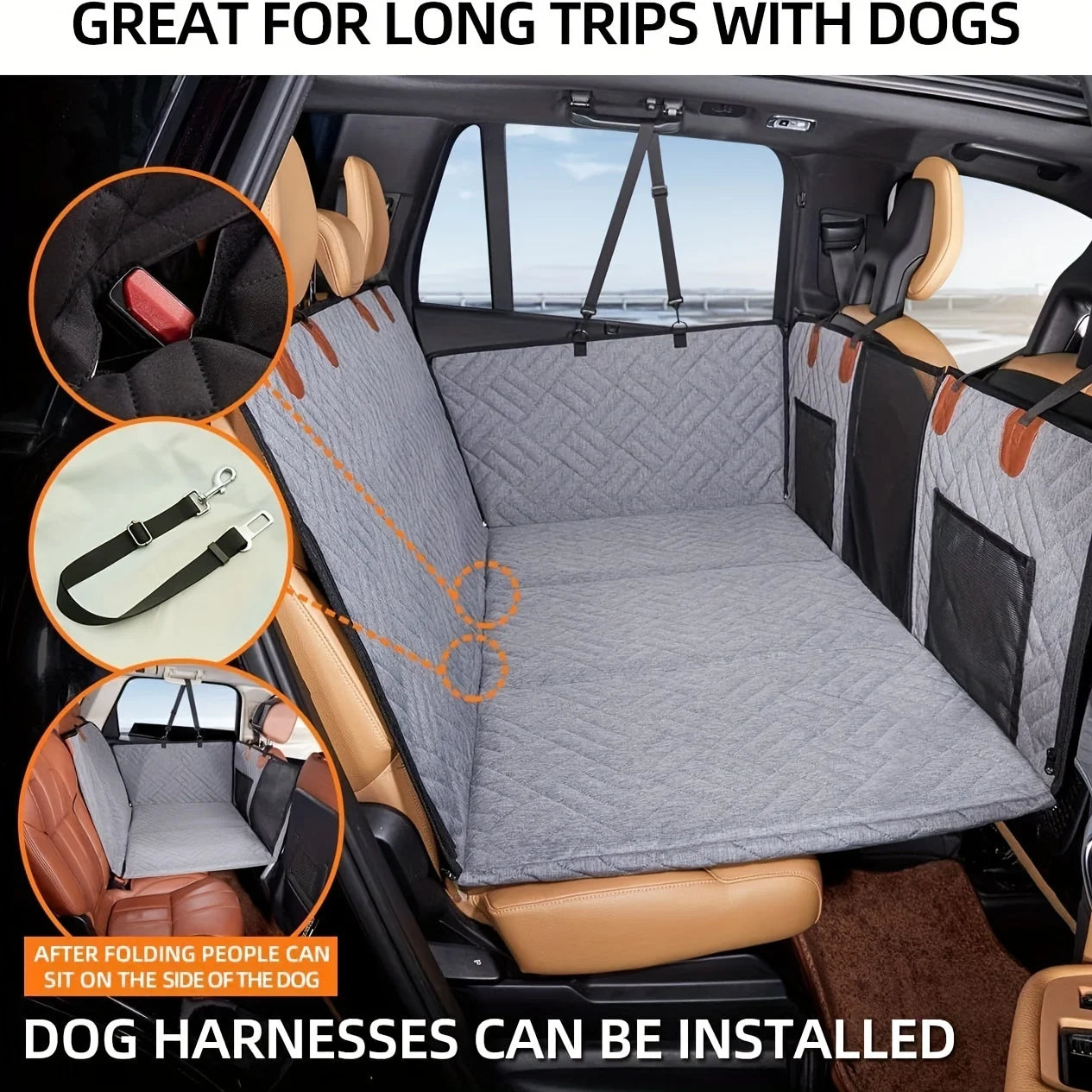 Waterproof Pet Seat Cover Hammock Scratch
