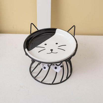 Elevated Cat Food Bowl Large Capacity