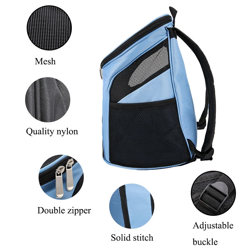 Portable Foldable Pet Mesh Carrier