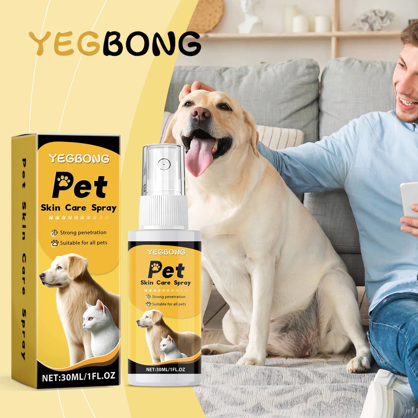 YEGBONG 30ml Pet Skin Care Spray