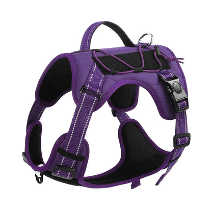 Multi Functional Nylon Reflective Dog Harness