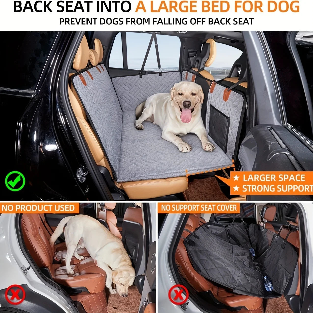 Waterproof Pet Seat Cover Hammock Scratch