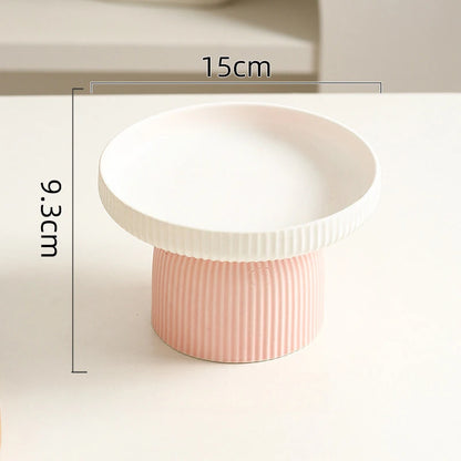 Elevated Ceramic Cat Bowl